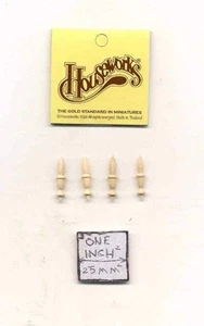FINALS 12036   3/4" wooden miniature furniture parts 4pcs 1/12 scale Houseworks - Picture 1 of 1