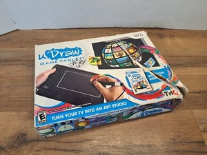 Udraw Black Gametablet with Studio: Instant Artist Pictionary - Nintendo Wii - Picture 1 of 16
