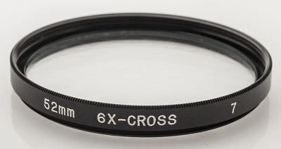 Hoya Grid Filter 52mm 6x-Cross 7 in Case 52 mm - Image 1 of 3