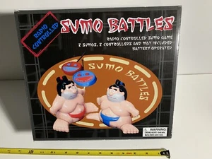 RADIO CONTROLLED RC SUMO Wrestler BATTLES Complete Set ORIGINAL BOX one working - Picture 1 of 24