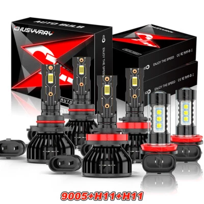 Combo de faros antiniebla altos/bajos LED para Honda Ridgeline 2017-2020 6000K Foto 1 de 4