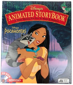 Disney's Pocahontas Animated Storybook CD for Windows 1995 Big Box Vintage - Picture 1 of 10