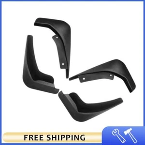 4Pcs Flaps Splash Guards Fender Mudguard Black For Fiesta 2009-2016 MK7 Mud - Picture 1 of 6