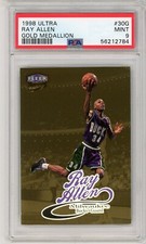 1998-99 Fleer Ultra Gold Medallion #30G Ray Allen - HOF None Higher - PSA 9