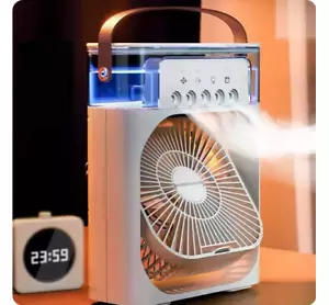 Portable Fan Air Conditioners USB Electric Fan Air Humidifie For Home - Picture 1 of 4