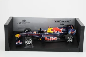 2010 Minichamps F1 1/18 Red Bull RB6 Sebastian Vettel World Champion Std Edition - Picture 1 of 5
