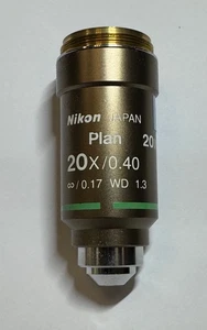 Objetivo microscopio Nikon MRL00202 CFI Plan 20x/0,40naCFI 20x/0,40na - Imagen 1 de 2