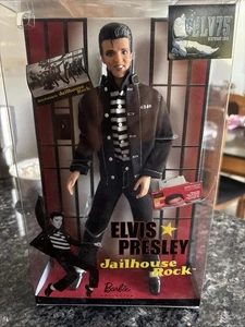 Barbie Collector Elvis Presley Jailhouse Rock Doll Pink Label 2009 Mattel R4156 - Picture 1 of 5