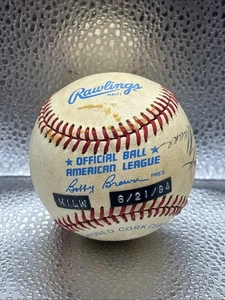 Charlie Moore AUTO Autograph Signed Official AL Baseball Milwaukee Brewers - Picture 1 of 5