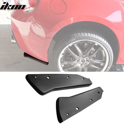 Fits 13-16 Scion FR-S/Toyota 86/13-20 Subaru BRZ CS Style Rear Bumper Aprons PU - Image 1 of 4