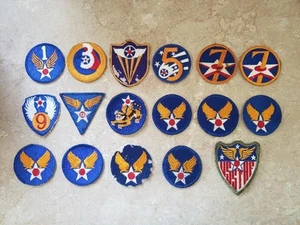 WWII Army Air Force Shoulder Patch Lot. - Picture 1 of 2