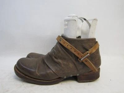 Botines botines A.S. 98 para mujer talla 41 EUR cuero marrón con hebilla cremallera Foto 1 de 4