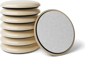 8 Pack Furniture Sliders for Carpet and Hardwood, Heavy Duty Self Adhesive Pads - Picture 1 of 4