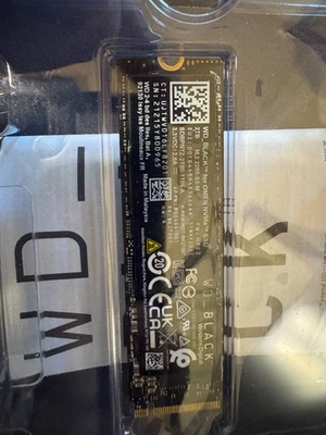 WD 2TB Western Digital WD_BLACK NVMe M2 Internal SSD WDC SDBPNTZ-2T00-1106 - Image 1 of 2