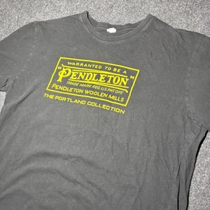 Vintage Pendleton T-Shirt Herren Large Portland Collection Woolen Mills Logo Y2K - Bild 1 von 6
