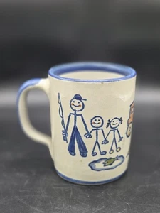 Made In The USA Louisville Stoneware Pottery I Luv You Dad Mug - Picture 1 of 4