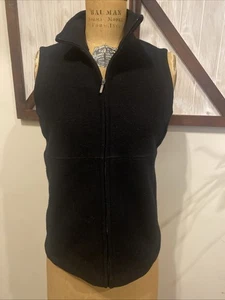 Steinbock Weste Damen XS schwarz Merinowolle Full Zip Mock Neck Outdoor Taschen warm - Bild 1 von 6