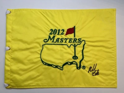 Bubba Watson Firmado 2012 Masters Flag The Masters Carta PSA Foto 1 de 3