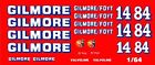   #14 AJ Foyt Gilmore 1984 (#84) 1/64th HO Scale Slot Car Waterslide Decals