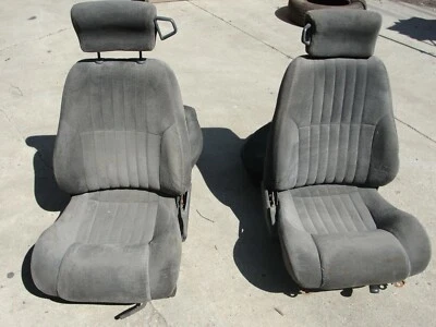 1993-02 Pontiac firebird Trans Am,Camaro,Z28,Front,Cloth Seats,Gray,Grey Foto 1 de 4