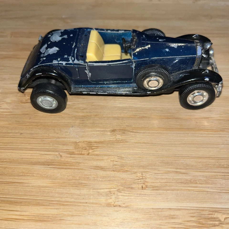 USADO YAT MING ROAD HARD OLD TIMER PULL BACK ACTION ROLLS-ROYCE ROADSTER #10 - Imagem 1 de 4