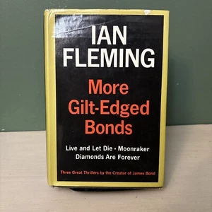 More Gilt-Edged Bonds by Ian Fleming (1965) First Edition, Second Printing HCDJ - Foto 1 di 9