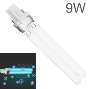 UV Light Bulbs 9 Watt G23 2 Pin Base Bulb Replacement Lamp UV-C H Shape Tube - Picture 1 of 12