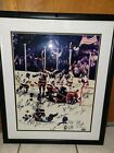 1980 Olympic Hockey Miracle On Ice Photo   Team Autographed with Coach Brooks