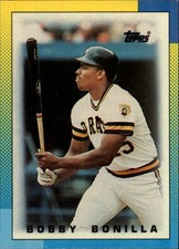 1990 Topps Mini Leaders Pittsburgh Pirates Baseball Card #71 Bobby Bonilla