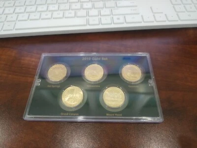 2010 Gold Layered Edition State Quarters - Image 1 of 4