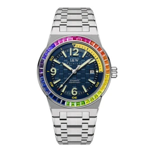 CARNIVAL Mens Automatic Watches 42mm Mechanical Luminous Miyota 8215 Blue Dial - Picture 1 of 7