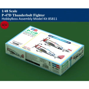 Kits de modelo de conjunto de plástico HobbyBoss 85811 escala 1/48 P-47D Thunderbolt Fighter - Imagen 1 de 9