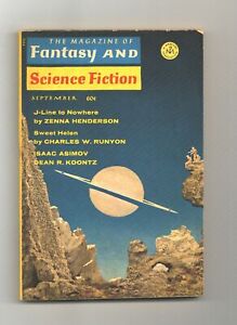 Magazine of Fantasy and Science Fiction Vol. 37 #3 FN 1969