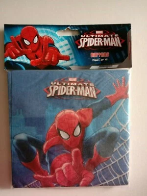 SPIDERMAN PARTY NAPKINS (Pack of 16  17x17cm) - Image 1 of 2