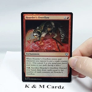 MTG - Bloomburrow - Hoarder's Overflow - Foil - #0141 - Near Mint - Picture 1 of 3