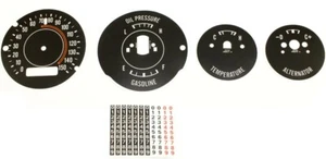Premium Dash Decal 71-74 B-Body Rallye FULL KIT 150MPH BLACK - Picture 1 of 1