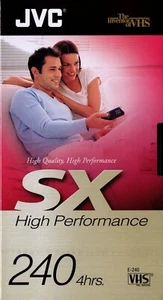 CASSETTE VHS VIERGE JVC SX 240 MINUTES 4 HEURES / NEUF SOUS BLISTER - Photo 1/2