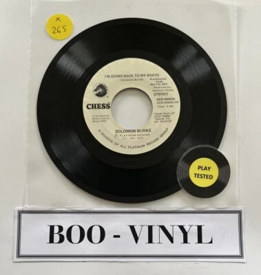 Solomon Burke - I'M Going Back To My Roots  7” Promo Soul Funk Vinyl Record EX - Bild 1 von 4
