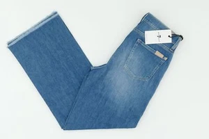 7 for all Mankind Women's Jeans Cropped Alexa W26 Blue Stone Just Stretch New - Picture 1 of 7
