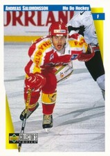 1997-98 Swedish Upper Deck #163 ANDREAS SALOMONSSON - MoDo Hockey