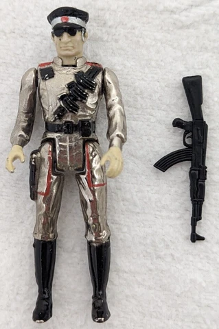 Shock Trooper Soldier of Tyranny; Mego 1981 Eagle Force vs Riot; Complete 2.75in Cover
