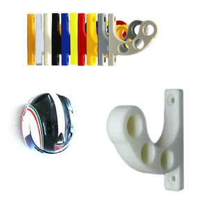 Soporte de casco de motocicleta soporte de suspensión estante de montaje en p... - Imagen 1 de 8