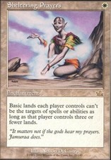 1x NM-Mint, English Foil Sheltering Prayers - Foil Prophecy