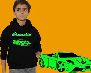 sharerghini kids hoodie/sharerghini hoodie/sharerghini merch/share the love car - Picture 1 of 4