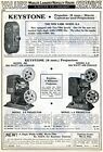 1938 Print Ad of Keystone Model K-8 8mm Camera, J-8 L-8 8mm Movie Projector
