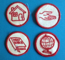 4 Lot of Girl Scouts Canada Badges Patches GSUSA BSA BSC WSB Merit Camp