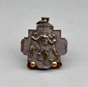 MARTIRI DI OTRANTO ANTICA MEDAGLIA RELIGIOSA RICORDO RELIC FINE 800' PRIMI 900' - Foto 1 di 15