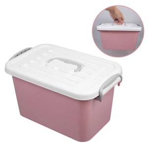Storage Box Toys Bin with Lid Boxes Lids Containers Large Plastic Bins - Picture 1 of 12