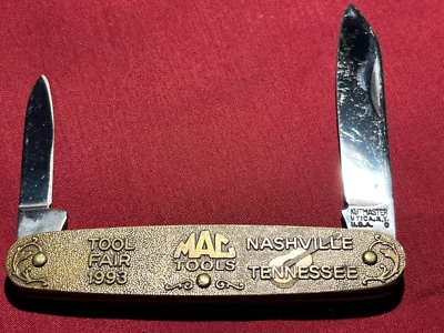 Cuchillo de Bolsillo Vintage Kutmaster 1473 Utica NY MAC TOOLS 1993 Tool Fair Hecho en EE. UU. Foto 1 de 4