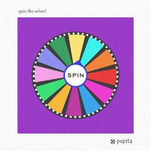 Spin The Wheel Needlepoint Kit or Canvas - Bild 1 von 2